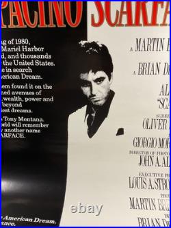 Scarface Al Pacino Movie Poster 70x24¾ Vintage Large Theatrical Reprint Brian
