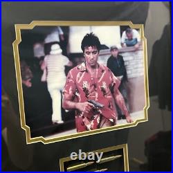 Scarface Tony Montana, Framed Collectible Movie Premier Al Pacino Bullet Retro