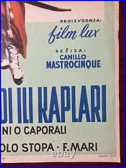 Siamo Uomini o Caporali Poster Vintage Movie 1955