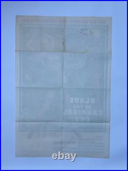 Slave of the Cannibal God 1978 Original One Sheet Vintage Movie Poster 27x41