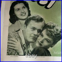 Smiling Ghost Original Vintage Poster 1942 professionally restored