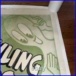 Smiling Ghost Original Vintage Poster 1942 professionally restored