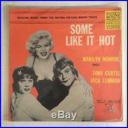 Some Like it Hot Vintage Marilyn Monroe Original Soundtrack Album 1959 UNOPENED