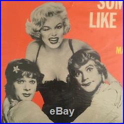 Some Like it Hot Vintage Marilyn Monroe Original Soundtrack Album 1959 UNOPENED