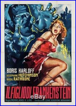 Son of Frankenstein Vintage 1963 Large 55 X 77 Original Horror Movie Poster