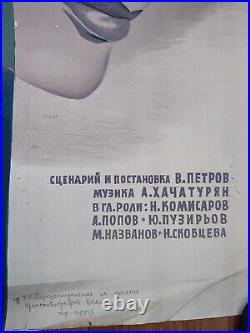 Soviet Movie Original Poster 1957