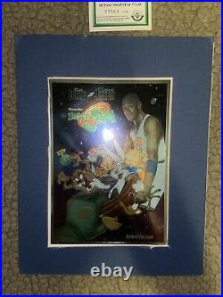 Space jam michael jordan Looney Toones Film Poster Rare Vintage Upper Deck 1996