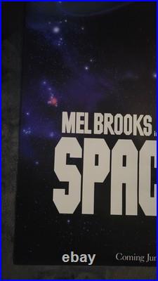 Spaceballs 1986 Mel Brooks Vintage 27x40 Original Movie Poster MINT