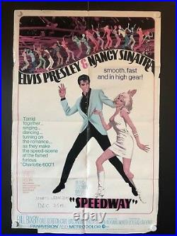 Speedway (Elvis/Sinatra) Original/Vintage Movie Poster USA (1968) 27 x 41 VG