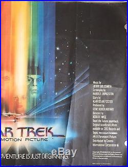 Star Trek, The Motion Picture- Vintage W. E Berry Movie Film Uk Quad Promo Poster
