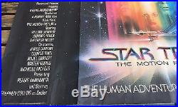 Star Trek, The Motion Picture- Vintage W. E Berry Movie Film Uk Quad Promo Poster