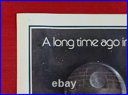 Star Wars 1977 Original Movie Poster Style A Vintage Darth Vader Authentic Nm