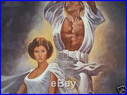 Star Wars 1977 Original Movie Poster Style A Vintage The Force Awakens Nm C9