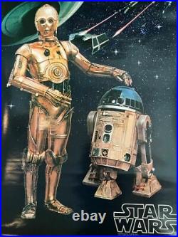 Star Wars 1977 Vintage C3p0 & R2d2 Japan Factors Etc Inc, Toho Co Ltd Super Rare