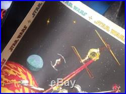 Star Wars 1977 harley copic original Vintage rare Posters x2