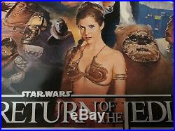 Star Wars Episode VI Return Of The Jedi Poster RARE! VINTAGE! 1983 ORIGINAL