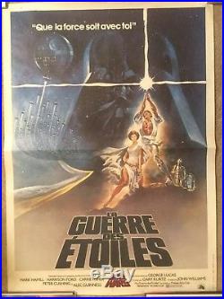 Star Wars La Guerres Des Etoiles Vintage Medium French Movie Poster
