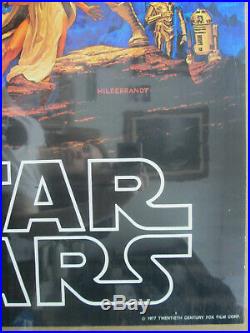 Star Wars Luke Skywalker Princess Leia Movie Vintage Poster Garage 1977 Cng330
