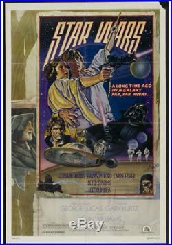 Star Wars Movie Poster Style D One Sheet Vintage Poster 1977