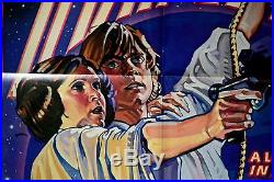 Star Wars One Sheet Style D 770021 Released Rare Vintage Original Movie Poster