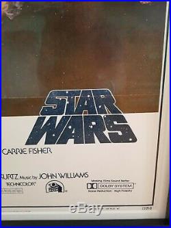 Star Wars Original Movie Poster 1977 Style A 1sh A New Hope Vintage