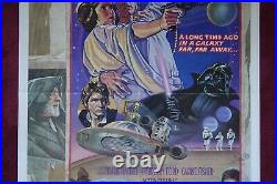 Star Wars Original Movie Poster 1sh 1977 Style D Circus Style Vintage
