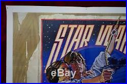 Star Wars Original Movie Poster 1sh Style D 1977 Circus Style Vintage