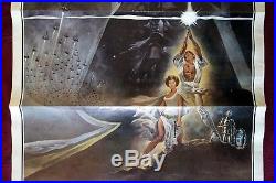 Star Wars Original Movie Poster Style A 1sh 1977 A New Hope Vintage Trifold