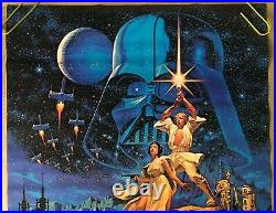 Star Wars Original Vintage Movie Poster Hildebrandt 1977 Factors Fox Film Movies