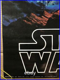 Star Wars Original Vintage Movie Poster Hildebrandt 1977 Factors Fox Film Movies