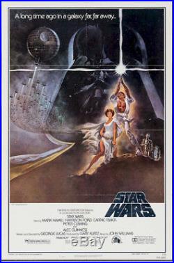 Star Wars Original Vintage Movie Poster One Sheet 3rd Printing