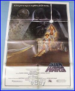 Star Wars Original Vintage Movie Poster One Sheet Style A 1977