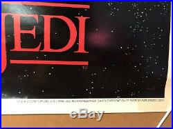 Star Wars Original Vintage Movie Poster Pin-up Return Of The Jedi Galaxy 1983