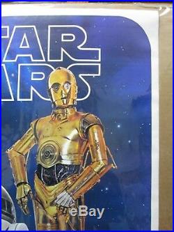 Star Wars ROBOTS the Movie 1977 R2D2 3Po Vintage Poster Inv#G3296