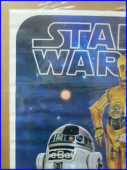 Star Wars ROBOTS the Movie 1977 R2D2 3Po Vintage Poster Inv#G4499