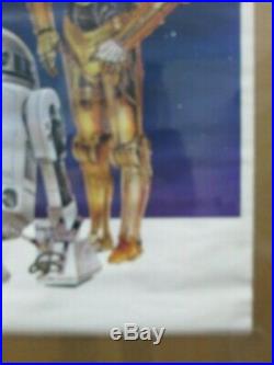 Star Wars ROBOTS the Movie 1977 R2D2 3Po Vintage Poster Inv#G4499