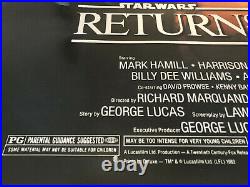 Star Wars Return of the Jedi ORIGINAL 1983 Vintage Movie Poster Style B Rolled