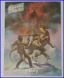 Star Wars The Empire Strikes Back 1980 Boris Vallejo Coca Cola 3 Poster Set VTG