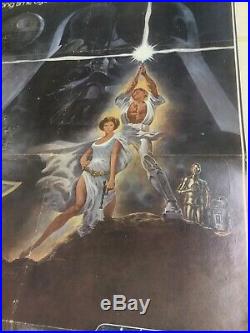 Star Wars Theater One Sheet Poster Style A 77/21 1977 Original Vintage