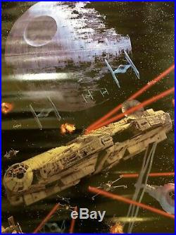 Star Wars Vintage Return of the Jedi Poster NEVER DISPLAYED 22 x 34 1983