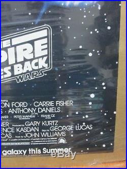 Star Wars the Empire strikes back the Movie 1983 Vintage Poster Inv#G1895