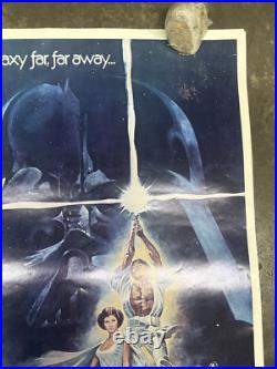 Star wars George Lucas Poster Vintage 1980's A long time ago movie C2847