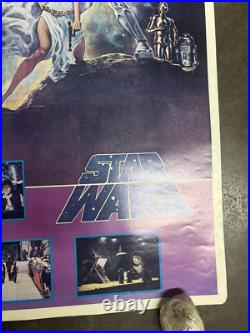 Star wars George Lucas Poster Vintage 1980's A long time ago movie C2847