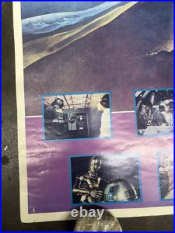 Star wars George Lucas Poster Vintage 1980's A long time ago movie C2847