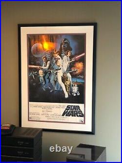 Stars Wars vintage movie poster circa 1977