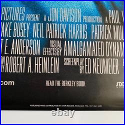 Starship Troopers 1997 Original DS Double Sided One Sheet Vintage Movie Poster