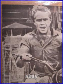 Steve MCQueen Vintage 1970's vintage poster the great escape movie 20443