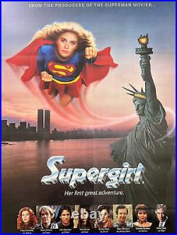 Supergirl 1984 movie poster original vintage