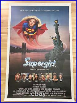 Supergirl 1984 movie poster original vintage