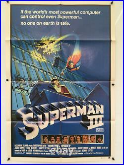 Superman III Original Vintage Movie Poster 1983